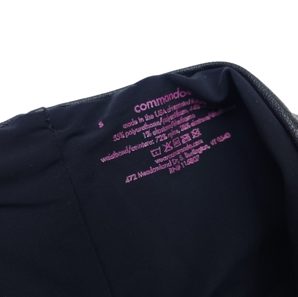 Commando Faux Leather Shapewear Control Leggings - Picture 5 of 12